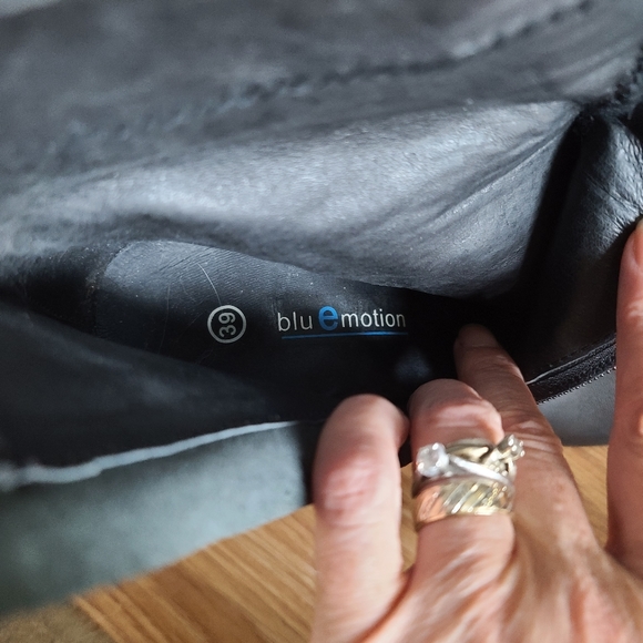 Black ankle boots. Size 39 EU - Picture 4 of 6